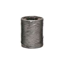 Basic synthetic raffia tape Anthracite (200m roll)