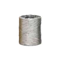 Basic synthetic silver raffia tape (200m roll)