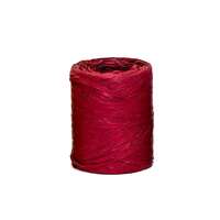 Basic synthetic burgundy raffia tape (200m roll)