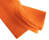 Papier mousseline orange 75x50cm (480 feuilles)