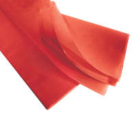 Papier mousseline rouge 75x50cm (480 feuilles)