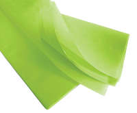 Papier mousseline vert pomme 75x50cm (480 feuilles)