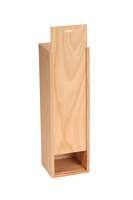 Tradition natural pine wood box 1 bouteille - PEFC 7