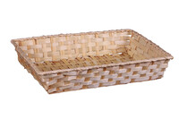 Rihana natural bamboo basket 36x26.5x7.5cm
