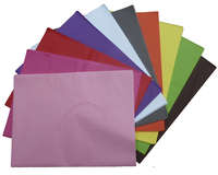 Papier mousseline 10 couleurs assorties 75x50cm (480 feuilles)