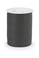 Matte anthracite bolduc ribbon (10mm x 250m roll)