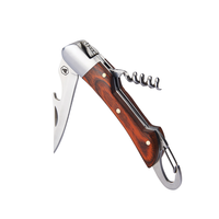 Montredon corkscrew knife with wooden handle Laguiole