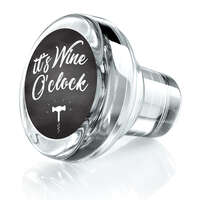 Vinolok crystal stopper - Manhattan/It's Wine O Clock
