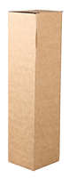 Atlanta 1-bottle smooth kraft cardboard case - FSC7