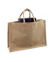 Goa natural hessian shopping bag 50x15x35cm
