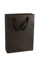 Chicago kraft box bag 250gr black matt handles black cotton ribbon 3 bouteilles - FSC7