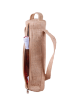 Goa hessian bag in pencil case form, isothermal, 1 bottle