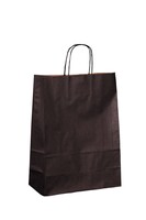 Esprit Eco black kraft paper shopping bag 26x12x35cm