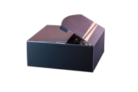 Coffret Santino carton noir/or spiritueux 30x12x30cm - FSC 7