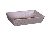 Corbeille Montreal carton gris/taupe 34x21x8cm - FSC®7