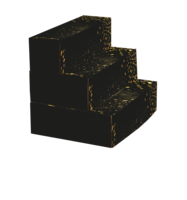 Coffret Petra carton noir/or décor festif 2 bouteilles  - FSC®7