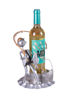 Féllix grey/copper metal bottle holder - Fisherman on cap