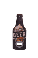 Ricky wooden magnet bottle opener 19x7cm - Beer