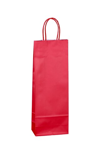 Image du produit Sac Esprit Eco papier kraft rouge 1 bouteille