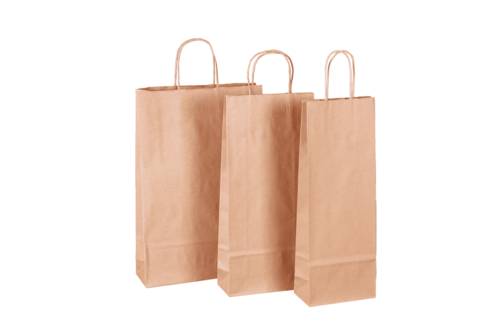 Product image Esprit Eco brown kraft recycled bag 1 bouteille