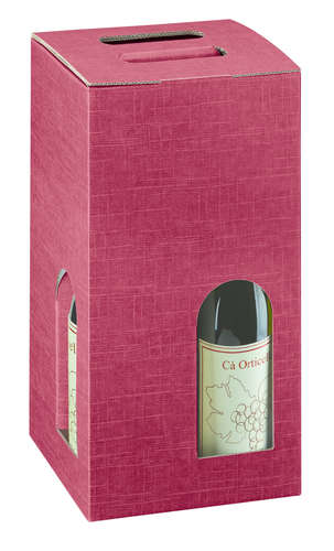 Product image Toronto Cardboard Box Bordeaux 4 bouteilles