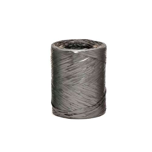 Product image Basic synthetic raffia tape Anthracite (200m roll)