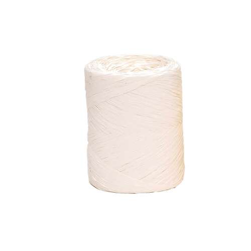 Product image Basic synthetic raffia tape white (200m roll)