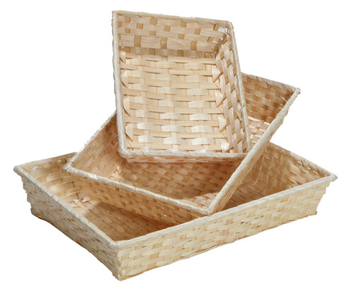 Product image Rihana natural bamboo basket 31x21x7cm