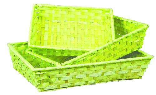 Product image Rihana bamboo basket anise 31x21x7cm