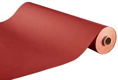 Product image Papier cadeau Kraft Brun uni rouge 0.50x250m