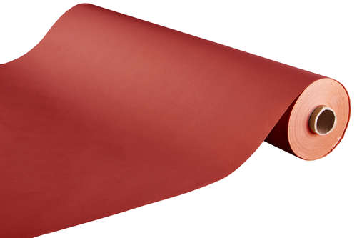 Product image Papier cadeau Kraft Brun uni rouge 0.70x100m
