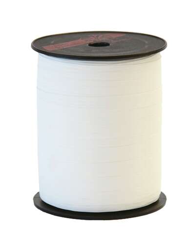 Product image White matte bolduc tape (10mm x 250m roll)