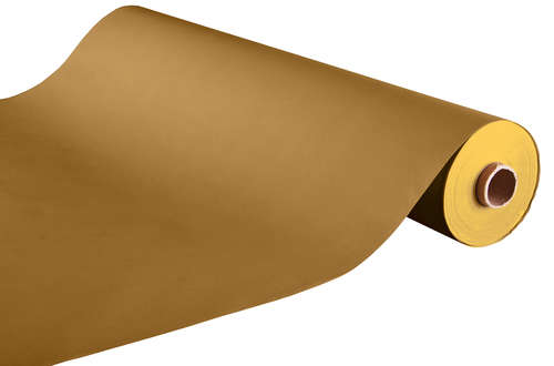 Image du produit Papier cadeau Kraft Brun uni bronze métal 0.70x100m