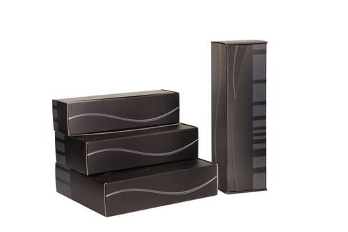 Product image Dallas cardboard box black/grey magnum