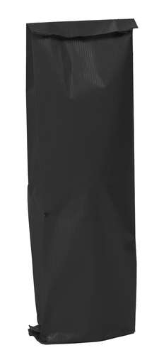 Image du produit Pochette Eco kraft noir à rabat 1 bouteille