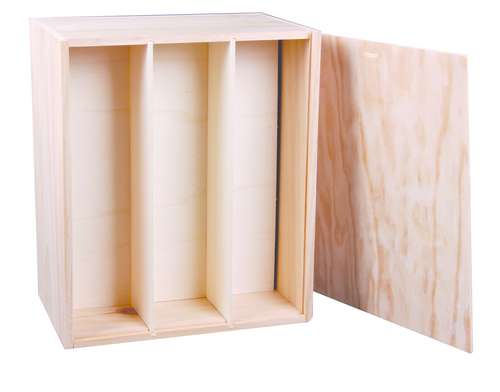Product image Box Tradition natural wood 6 bouteilles (2x3)