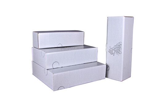 Product image Berlin cardboard box grey/concrete effect magnum
