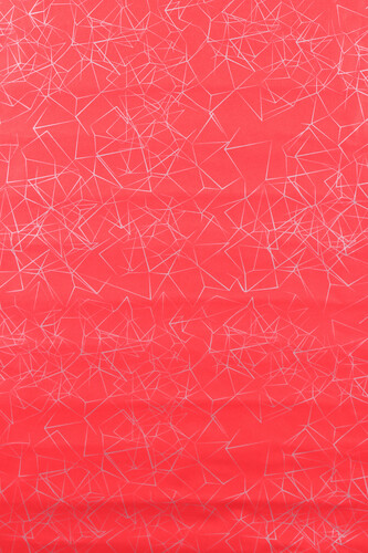 Product image Diamy kraft gift wrap red/silver 0.70x100m