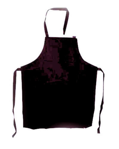Image du produit Tablier coton noir 2 poches 70x90cm