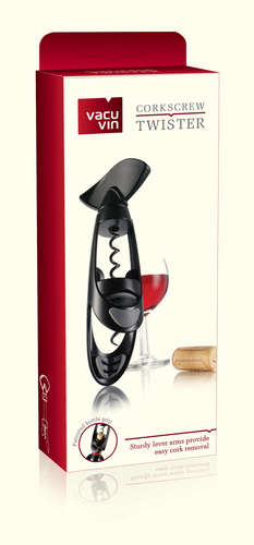 Product image Corkscrew Twister Giftpack black Vacuvin