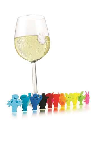 Image du produit Marque-verre Glass Marker Party People Vacuvin (12 pièces)