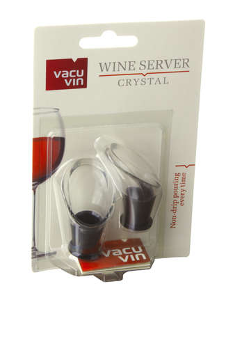 Product image Wine Server non-drip pourer Black crystal Vacuvin
