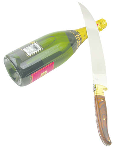 Image du produit Sabre à champagne Laroque 42cm dans coffret bois Laguiole