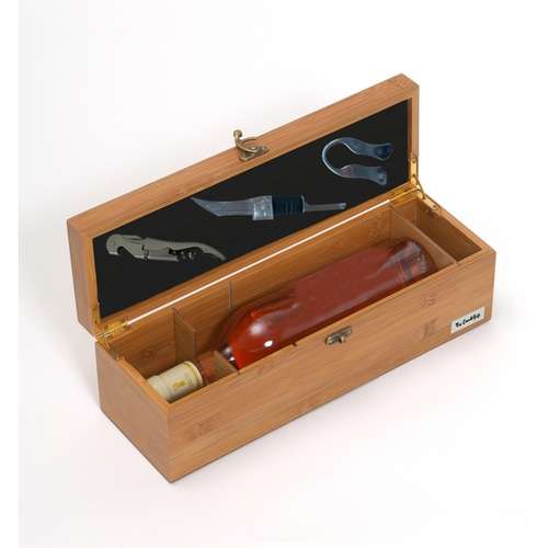 Product image Bamboo wine waiter's set 1 bouteille bamboo 3 pieces