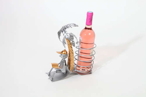 Product image Felix bottle holder grey/copper metal - holidaymaker