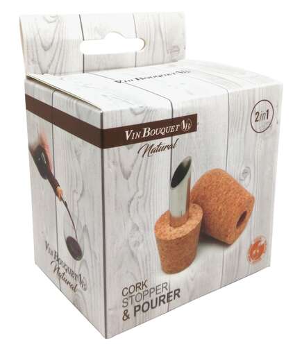 Product image Cork pourer/stopper with cork finish VinBouquet