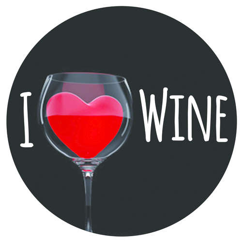 Image du produit Bouchon Vinolok cristal Noir - Love/I love wine 2