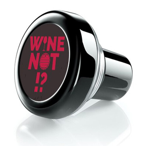 Product image Vinolok black crystal stopper - Tradition/Wine not
