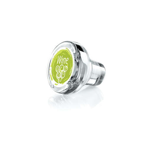 Product image Vinolok crystal clear stopper - Tradition/Wine green