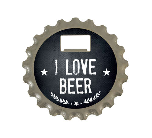 Product image Décapsuleur 3 en 1 Marcus métal - I love beer